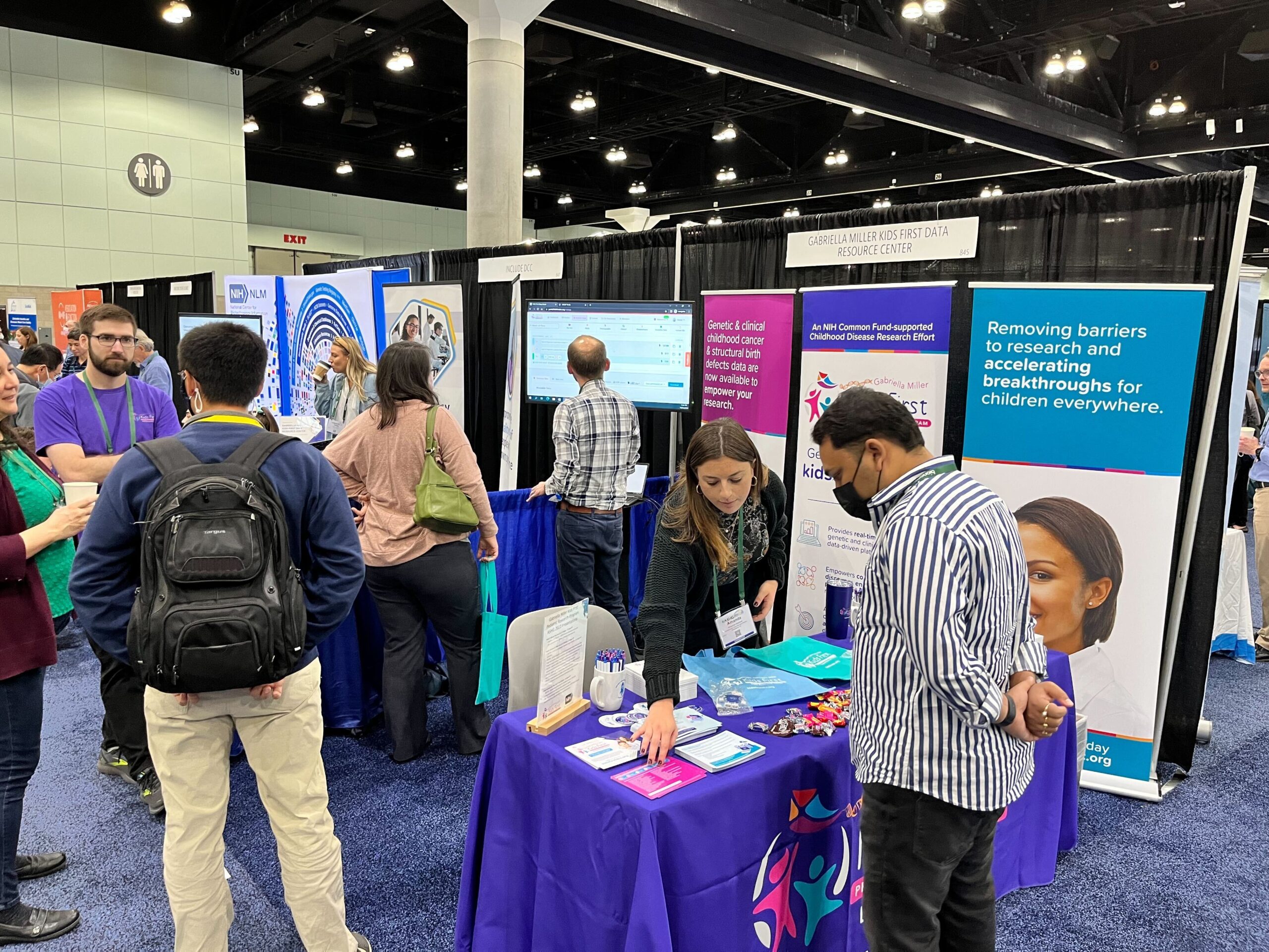 The Gabriella Miller Kids First DRC Partners with the NIH INCLUDE Project to Share Latest Research Breakthroughs at the 2022 ASHG Annual Meeting